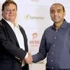 Airtel, Symantec, Symantec CEO Greg Clark with Bharti Airtel MD and CEO Gopal Vittal