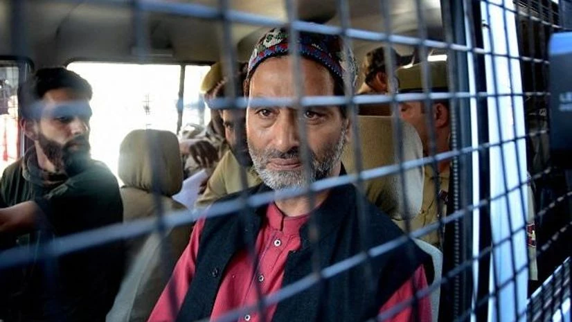 Chairman of Jammu and Kashmir Liberation Front (JKLF) Yasin Malik. Photo: PTI Chairman of Jammu and Kashmir Liberation Front (JKLF) Yasin Malik. Photo: PTI