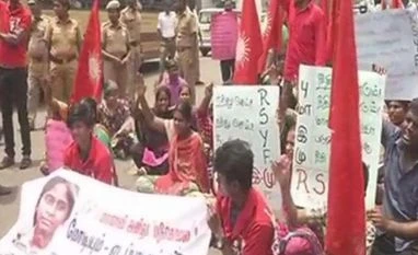 TN NEET row: Anonymous letter threatens bomb blast at Ariyalur station NEET outcry: Parties, pro-Tamil outfits stage protest over Anitha's suicide