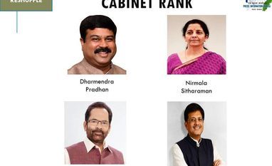 Four Ministers of State elevated to Cabinet Rank Four Ministers of State elevated to Cabinet Rank