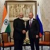 Narendra Modi and Vladimir Putin. Photo: Twitter (@narendramodi)
