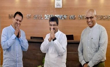 Govt to expedite skilling of youth: Dharmendra Pradhan Dharmendra Pradhan and Anant Kumar Hegde