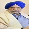 Hardeep Singh Puri, Minister of State for Housing & Urban Affairs (Independent Charge) takes charge at his office in New Delhi. Photo: PTI