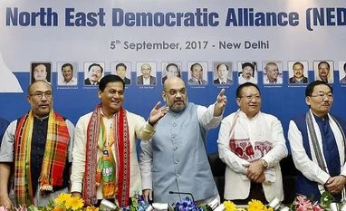 Development of north-east must for overall growth: BJP chief Amit Shah Amit Shah, NEDA, Assam, BJP