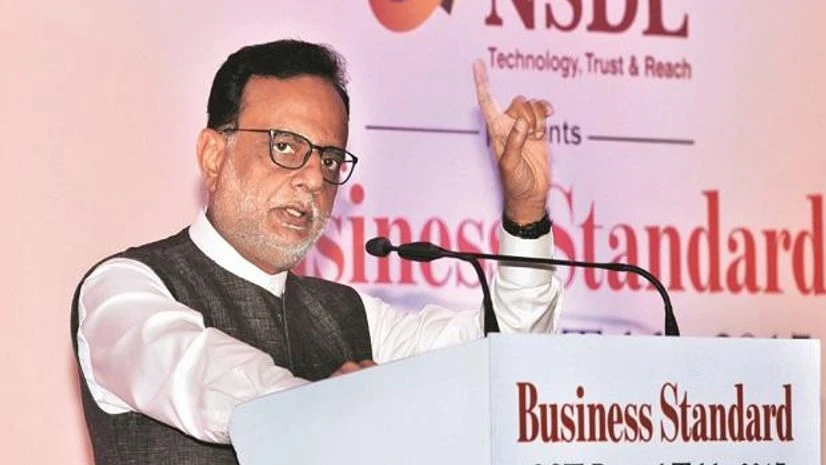 Revenue Secretary Hasmukh Adhia Revenue Secretary Hasmukh Adhia at Business Standard GST Round Table in New Delhi (Photo: Sanjay Sharma)