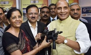 Central forces don't get priority in weapons procurement: Rajnath Singh Defence Minister Nirmala Sitharaman with Union Home Minister Rajnath