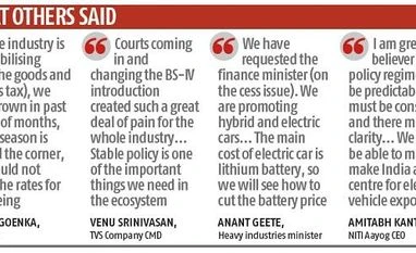 Gadkari warns automakers to switch to clean vehicles or be 'bulldozed' graph