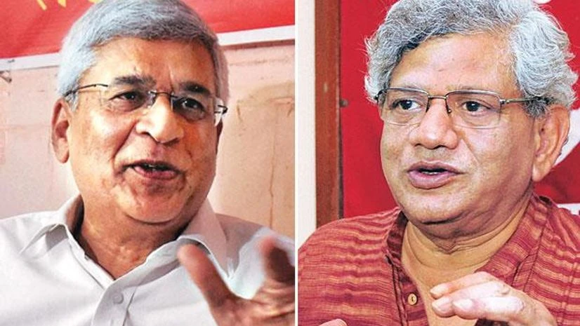 CPI(M) sees conflict between Yechury, Karat factions CPI(M) sees conflict between Yechury, Karat factions