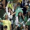 Pakistani cricket fans watch a match between World XI and Pakistan at Gaddafi stadium, in Lahore, Pakistan. Photo: AP | PTI