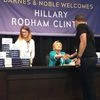 Hillary Clinton at the book launch of What Happened. Photo: Twitter ( @HillaryClinton)