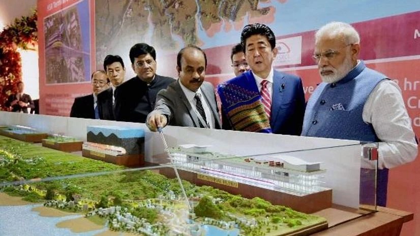 Narendra Modi, Shinzo Abe, India, Japan, bullet train, Ahmedabad Narendra Modi, Shinzo Abe, India, Japan, bullet train, Ahmedabad