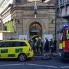 Emergency services outside Parsons Green. Photo: Reuters