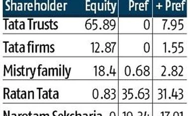 Tata Sons seeks to tweak preference shareholder rights infographic