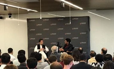 Job creation India's biggest challenge: Rahul Gandhi at Princeton Rahul Gandhi in conversation with Prof Sondhi at Princeton, NJ. Photo: Twitter: ( @INCIndia)