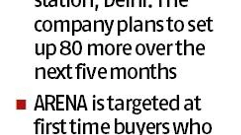 graph Maruti's Arena will pamper mass buyers