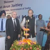 FM Arun Jaitley inaugurates the 70th Annual General meeting of Indian Bank Association in Mumbai. Photo courtesy: @FinMinIndia Twitter handle