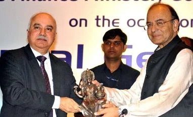 How FM Jaitley is planning to revive the crippled banking sector Chairman of Indian Banks' Association Rajeev Rishi and Arun Jaitley at the IBA 70th AGM in Mumbai. Photo: Kamlesh Pednekar