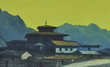 Miniature landscapes Monumental world contained in Bireswar Sen's miniature landscapes