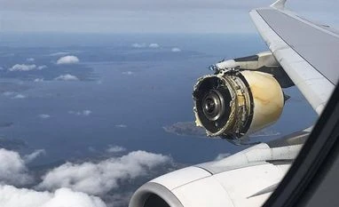 Air France A380 makes emergency landing in Canada with damaged engine Air France A380, emergency landing, damaged engine