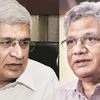 Prakash Karat (left); Sitaram Yechury