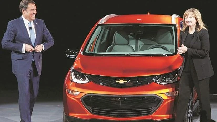 General Motors America’s largest automaker General Motors took the lead by outlining a fundamental shift in its vision of the industry just before Ford’s presentation on electric models photo: reuters