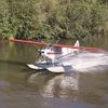 Seaplane is a fixed-wing aircraft, which can take off and land on water. These can also land on airfields