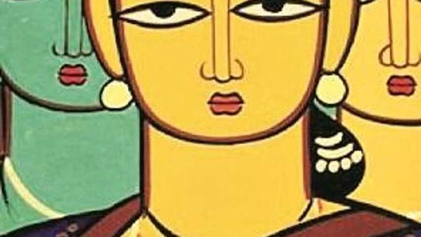 Jamini Roy often painted the same simple scenes over and over again Jamini Roy often painted the same simple scenes over and over again