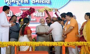 We gave you Narmada waters, Modi tells Rajkot villagers in second speech Narendra Modi, Rajkot