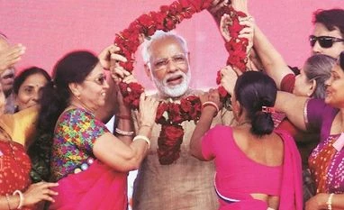 PM launches college, flags off train in poll-bound Gujarat Modi