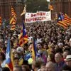 People with Catalan flags gather during a rally in Barcelona, Spain | Photo: AP | PTI (File photo)