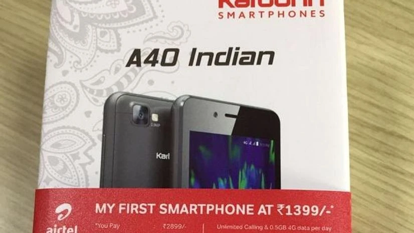 Karbon A40 India smartphone with Airtel bundle offer Karbon A40 India smartphone with Airtel bundle offer