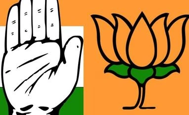 Cong responds to 'bail gadi' jibe: Will probe BJP CMs after coming to power Congress, BJP, Congress-BJP, Cong-BJP, symbol