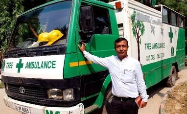 Delhi's tree saviour on wheels Tree Ambulance