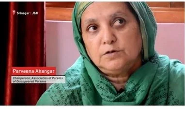 One mother's tireless pursuit of justice for Kashmir's disappeared Parveena Ahangar. Screenshot from YouTube Video by VideoVolunteers.