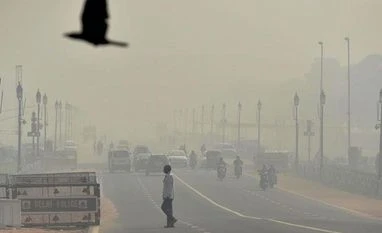 HC gives go ahead for Delhi marathon on Nov 19 despite poor air quality Smog covers Rajpath a day after Diwali festival in New Delhi. File Photo: PTI
