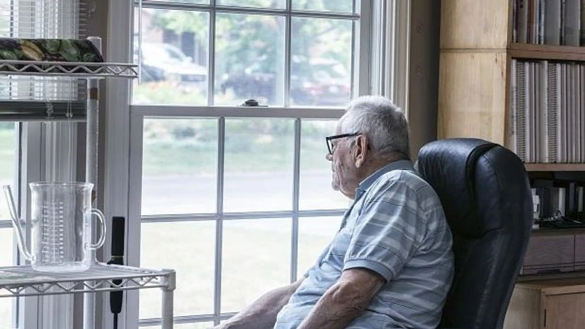 Old man, Alzheimer's disease Old man, Alzheimer's disease