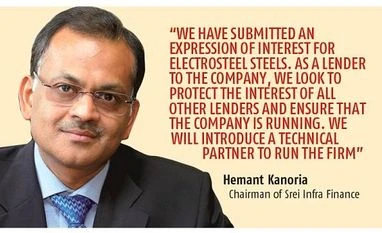 Srei Infrastructure Finance eyes its debtor Electrosteel Steels graph