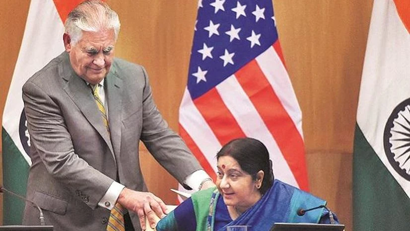 Rex Tillerson, Sushma Swaraj Rex Tillerson, Sushma Swaraj