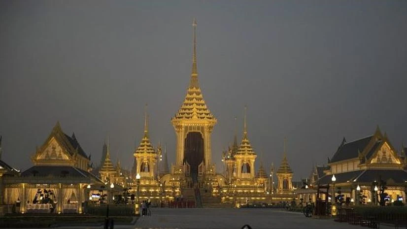 Royal Crematorium Bangkok: This photo shows the Royal Crematorium and funeral complex in Bangkok, Thailand. Photo: AP/PTI