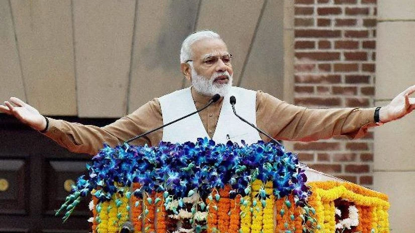 Narendra Modi Prime Minister Narendra Modi addresses the gathering on the Rashtriya Ekta Diwas at Major Dhyan Chand National Stadium in New Delhi. (Photo: PTI)