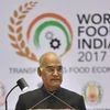 President Ram Nath Kovind addressing  valedictory session of the World Food India 2017, in New Delhi. Photo: PTI