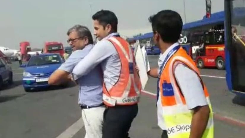 Photo courtesy: Rajiv Soni's Facebook post Indigo passenger assault case