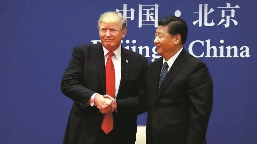 Donald Trump, Xi Jinping Donald Trump and Xi Jinping