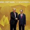 Tran Dai Quang, Vietnam's President, Donald Trump