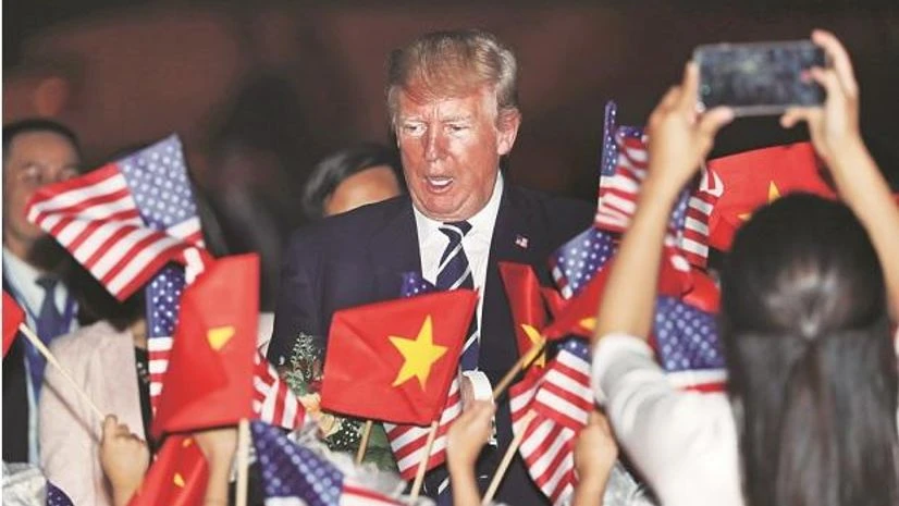 Donald Trump The increasing use of the phrase ‘Indo-Pacific’ by Donald Trump and his team during their marathon Asian jaunt this week, instead of the ‘Asia-Pacific’ term is being greeted with thinly-veiled sneers in Beijing. (Photo: Reuters)