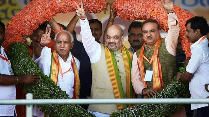 BJP gives 'New Karnataka' a fresh lick of paint BJP gives 'New Karnataka' a fresh lick of paint