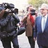 Vijay Mallya (right) arrives for a case management hearing at Westminster Magistrates Court in London. Photo: AP/PTI
