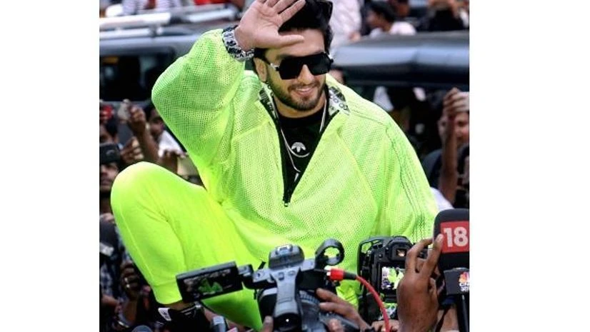 Ranveer Singh Mumbai : Bollywood actor Ranveer Singh during a promotional event in Mumbai. PTI Photo