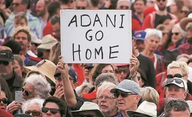 Australian govt will not finance rail link for Adani's $16 bn project Adani’s coal mine project, protests against Adani coal mine
