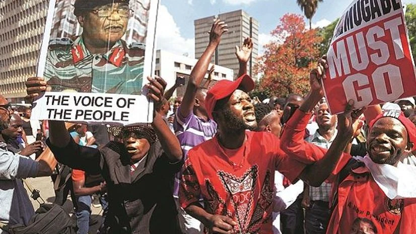 Robert Mugabe, Zimbabwe, Mugabe protestors Robert Mugabe, Zimbabwe, Mugabe protestors